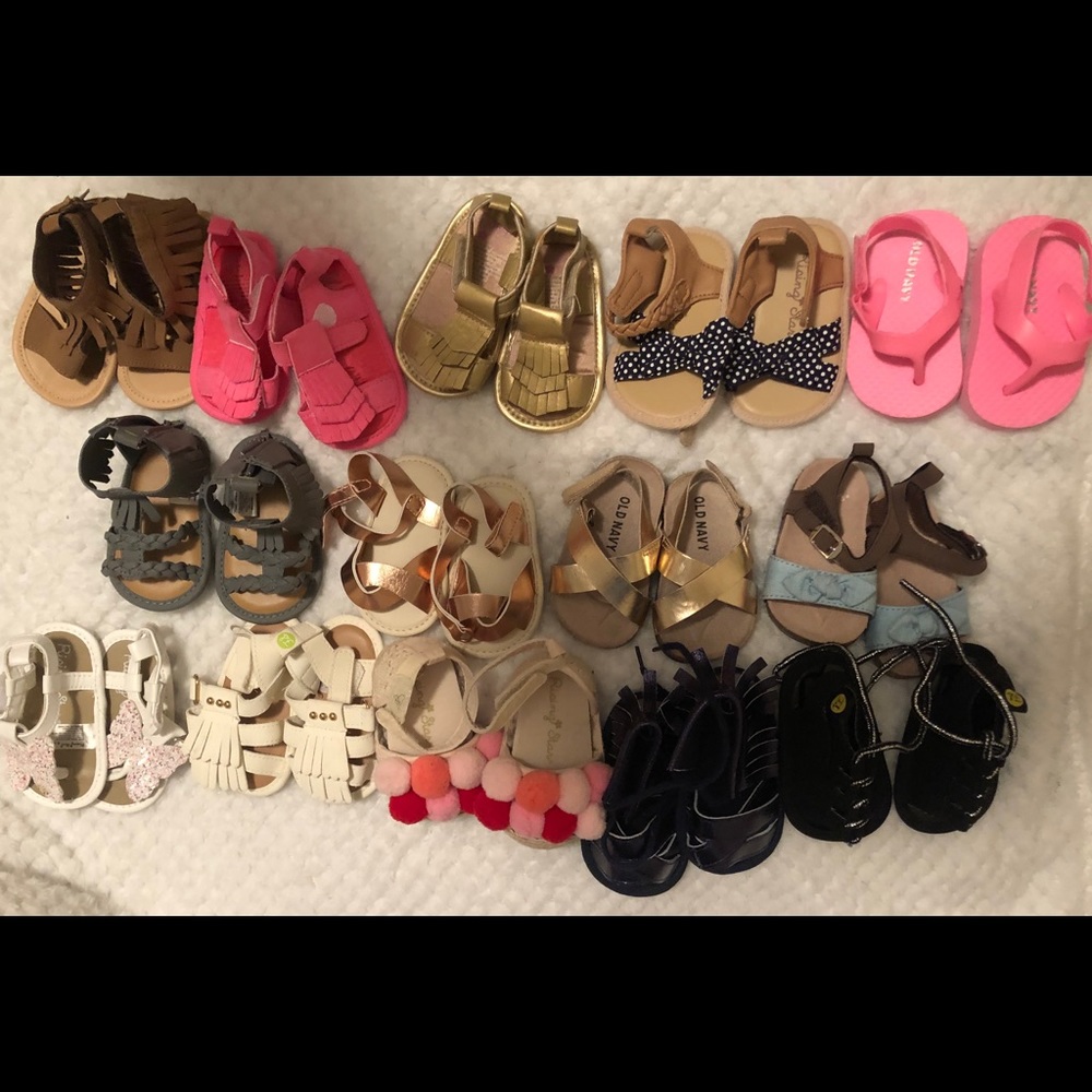 Newborn/ Size 1 Lot of Sandals